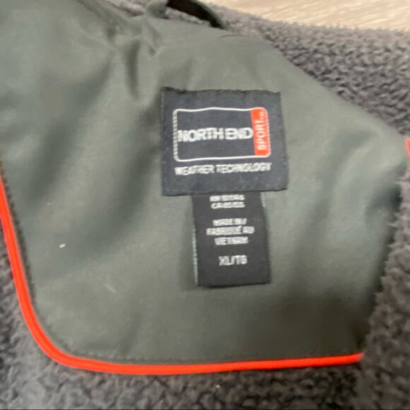 North End Winter Coat with Sherpa Interior Black XL - Picture 3 of 4